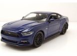 Maisto 31508B Ford Mustang Gt 2015 Blu Metallizzato 1:24