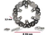 Disco Freno Malossi Whoop Disc, Ø Esterno 250Mm, Spessore 3,5Mm Con Adattatore Per Runner Rst 50 Anno 2005-09