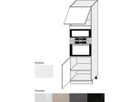 Armadio Forno (EST-DRU/60/207) 60 Cm Acrilico Opaco Bianco Perla Colore Frontale Selezionabile
