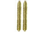 Novatool 2X Filo Per Avvolgimento I Oro I 0,55 Mm I Bobina Di Filo I Filo Per Artigianato Filo Metallico Filo Per Rilegatura Fiori Filo Per Piegatura Filo Per Piante Filo Decorativo Inossidabile Nastro