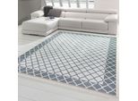 Tappeto Da Salotto Con Disegno Marocchino In Grigio Dimensioni - 160 X 230 Cm
