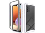 Samsung Galaxy A32 4G Custodia, Laimtop Trasparente Indietro Tpu Bumper Custodia Per Samsung Galaxy A32 4G Bianco
