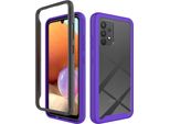 Samsung Galaxy A32 4G Custodia, Laimtop Trasparente Indietro Tpu Bumper Custodia Per Samsung Galaxy A32 4G Viola
