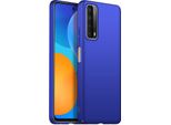 Huawei P Smart 2021 Custodia, Sottile Pc Opaco Anti-Impronta Custodia Protettiva Per Huawei P Smart 2021 Blu