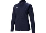 Puma Teamliga Giacca Da Allenamento Donna Blu Scuro Bianco Taglia Xs