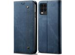 Oppo Realme 8 Pro Case, Custodia A Portafoglio In Pelle Con Chiusura Magnetica E Supporto Per Oppo Realme 8 Pro Blu