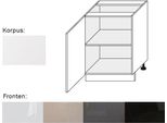 Mobile Da Cucina (EST-DE/60) Base 1Trg 60Cm Bianco Perla Opaco Frontale Acrilico Colore Selezionabile