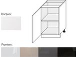 Mobile Da Cucina (EST-DE/50) Base 1Trg 50Cm Acrilico Opaco Bianco Perla Frontale Colore Selezionabile