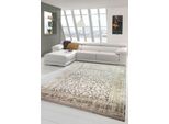 Tappeto Orientale In Lana Con Disegno Floreale - Fibre Naturali In Beige Dimensioni - 160 X 230 Cm
