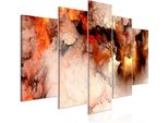 Quadri Su Tela 200X100 Cm F-B-0319-B-M Quadro Su Tela Non Tessuta 5 Pezzi Stampa D'arte Moderna Arte Murale Xxl Decorazione Murale Design Quadro Murale Abstrakt
