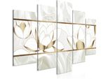 Quadri Su Tela 200X100 Cm B-B-0559-B-M Quadro Su Tela Non Tessuta 5 Pezzi Stampa D'arte Arte Moderna Arte Murale Xxl Decorazione Murale Design Quadro Murale Fiori