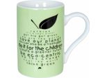 KöNitz Becher Eco - Rethink, Kaffeebecher, Tasse, Kaffeetasse, Porzellan, 240 Ml, 11 1 003 2455