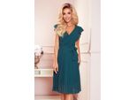Numoco Abito Donna Floreale Polina Verde S
