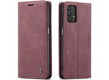 Samsung Galaxy A32 5G Case, Laimtop Retro Custodia In Finto Cuoio Con Funzione Stand Custodia Protettiva Per Samsung Galaxy A32 5G Rosso