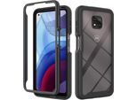 Moto G Power 2021 Case, Laimtop Doppio Strato Trasparente Tpu Bumper Case Per Motorola Moto G Power 2021 Nero