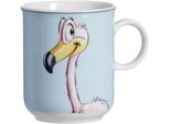 Ritzenhoff & Breker Happy Zoo Flo Kinder-Trink-Becher, Kinderbecher, Tasse, Kinder, Porzellan, 270 Ml, 413359
