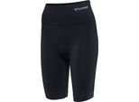 Hummel Hmltif Pantaloncini Da Ciclismo Senza Cuciture Donna Nero Xl