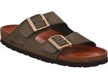 Rohde Donna Mulo In Pelle A Due Cinturini Con Fibbia Alba 5650, Misura:41 Eu, Colore:Verde