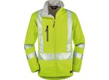 4PROTECT Giacca Softshell Ad Alta Visibilità Tyler Giallo Fluorescente-3Xl