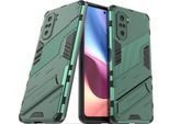 Laimtop Custodia Armor Per Xiaomi Redmi K40 / K40 Pro, Custodia Protettiva Antiurto Ibrida In Pc Tpu Con Funzione Stand Per Redmi K40 / K40 Pro Verde