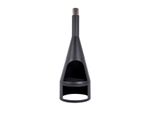 Caminetto Da Giardino Redfire Kingston 160X60 Cm In Acciaio Nero Opaco