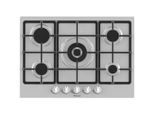 Hisense GM773XF Kochfelder Edelstahl Integriertes 71 cm Kochfeld de Gas 5 Zone(n)