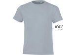 Maglietta Da Bambino Con Collo Rotondo Regent Fit Pure Grey 2 Anni (86/94)
