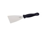 De Buyer 4233.01, Spatola Da Cucina, Acciaio Inossidabile, Acciaio Inossidabile, Poliammide, Nero, 80 Mm