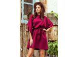 Numoco Mini Abito Donna Glatiddle Bordeaux L/Xl