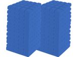 24 Pezzi Di Schiuma Acustica Autoadesiva 30X30X5 Cm Blu Schiuma Acustica Piramidale