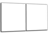 Piastra Di Copertura Del Piano Cottura Piastra Di Copertura Del Piano Cottura In Ceramica 2 Pezzi 80X52 Bianco Protezione