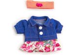 Set Di Abbigliamento Giacca E Gonna In Denim Per Bambole Da 21 Cm
