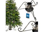 Kotarbau® Cavalletto Per Alberi Di Natale Con Serbatoio D'acqua ? 80 Mm Piantana Per Albero Di Natale Nera Con Serbatoio D'acqua Piantana Per Albero Di Natale Piantana Per Albero Di Natale In Acciaio Piantana Per Albero Di Natale