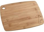 Fackelmann Tagliere In Legno Di Bambù, Per Tagliare E Servire, 30X23X 1 Cm