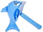 Delfino Gonfiabile A Martello Su Bastone Con Campana 38X41Cm Circa Delfino Gonfiabile