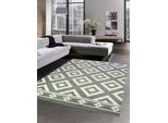 Tappeto Moderno Da Salotto Tappeto Marocchino Design Grigio Bianco Dimensioni - 160X230 Cm