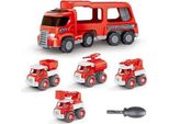 Set Di Autopompe Bavytoy Con Cacciavite