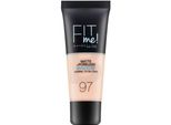 Maybelline Fit Me! Foundation Matte + Poreless 097 Natural Porcelain Trucco Liquido Opacizzante 30 Ml
