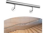 Corrimano In Acciaio Inox Karpal, Corrimano A Parete £¬50 Cm, Ringhiera Per Scale In Acciaio Inox Per Interni Ed Esterni