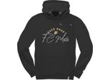 Felpa Con Cappuccio Fc-Moto Fcm-Sign Da Donna, Nero, Xs/S
