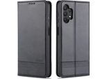 Custodia Samsung A32 5G, Portafoglio Con Chiusura Magnetica E Supporto, Custodia Flip In Pelle Per Samsung Galaxy A32 5G Nero