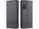 Laimtop Custodia In Pelle Per Samsung S21 Plus 5G, Flip Cover Wallet Case Chiusura Magnetica Stand Custodia Protettiva Per Samsung Galaxy S21 Plus 5G Nero