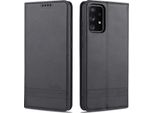 Laimtop Custodia In Pelle Per Samsung A72, Flip Cover Wallet Case Chiusura Magnetica Stand Custodia Protettiva Per Samsung Galaxy A72 5G/4G Nero