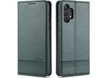 Custodia Samsung A32 4G, Portafoglio Con Chiusura Magnetica E Supporto, Custodia In Pelle Flip Per Samsung Galaxy A32 4G Verde