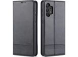 Laimtop Custodia In Pelle Per Samsung A32 4G, Flip Cover Wallet Case Chiusura Magnetica Stand Custodia Protettiva Per Samsung Galaxy A32 4G Nero