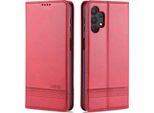 Custodia Samsung A32 5G, Portafoglio Con Chiusura Magnetica E Supporto, Custodia Flip In Pelle Per Samsung Galaxy A32 5G Rosa