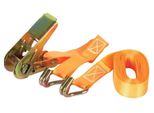 Ancoraggio A Cricchetto Con Ganci - Max. 500 Kg - 4,5 Mx 25 Mm