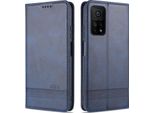 Laimtop Custodia In Pelle Per Xiaomi Mi 10T Pro, Flip Cover Wallet Case Chiusura Magnetica Stand Custodia Protettiva Per Xiaomi Mi 10T / Mi 10T Pro Blu