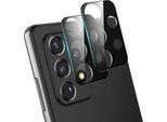 2X 3D Vetro Protettivo Della Fotocamera Per Samsung Galaxy A52 / A72 5G Obiettivo Della Fotocamera 9H Pellicola Blindata