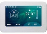 Termostato Optima Wlan 7" Touch Per Riscaldamento Elettrico A Pavimento Alexa Google Assistant Apple Siri"